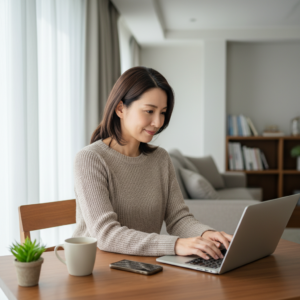 未経験主婦さんへ！在宅メルオペで叶える私らしい働き方☕