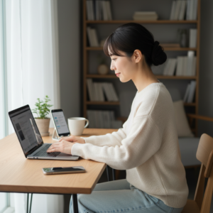 元美容部員24歳がぶっちゃけ！チャットレディとメルオペの違い、ガチ比較してみた🌸