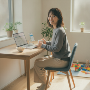 子育てしながら在宅メルオペ！午前中の時間を満喫する私のコツ、教えちゃおっかな💌